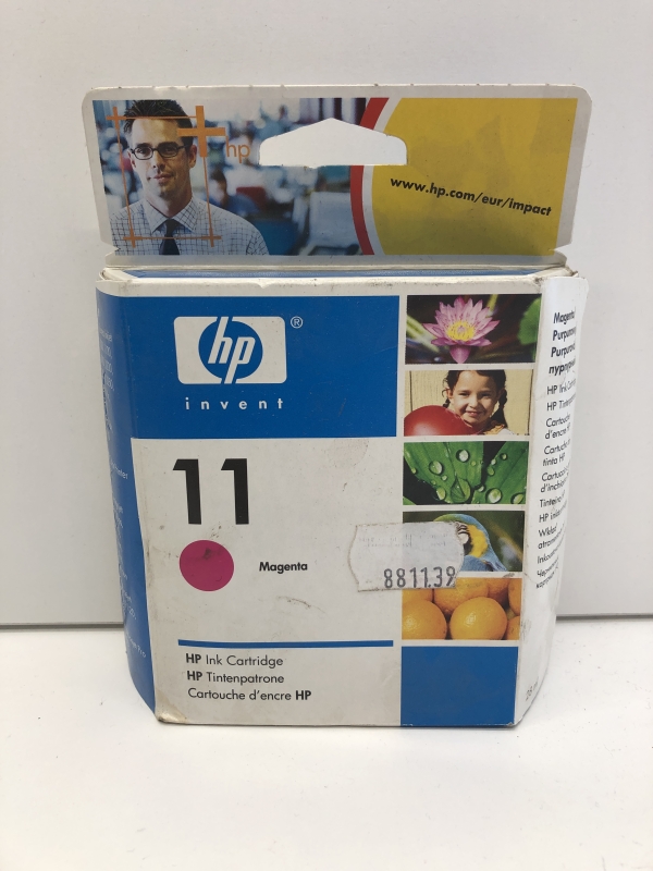 Cartouche d'encre HP 11 Magenta - Imprimante Jet d'encre Couleur, Compatible HP DesignJet