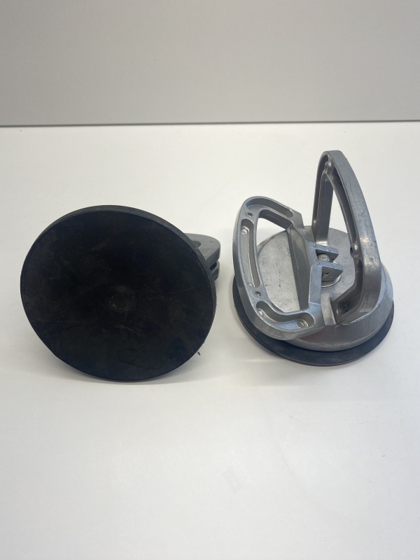 Ventouse Aluminium Silverline - Mono 50 kg Ø 120 mm pour Carrosserie et Pare-brise