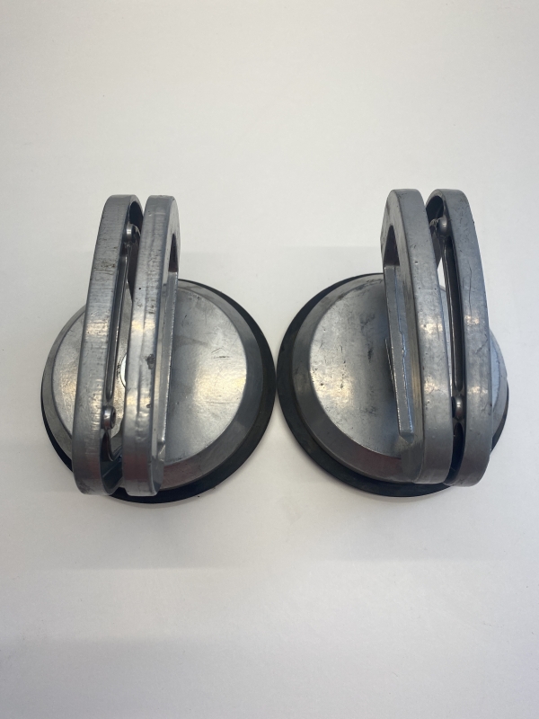 Ventouse Aluminium Silverline - Mono 50 kg Ø 120 mm pour Carrosserie et Pare-brise