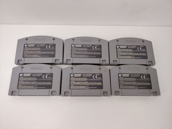 Lot 6 jeux Nintendo 64 sans boites