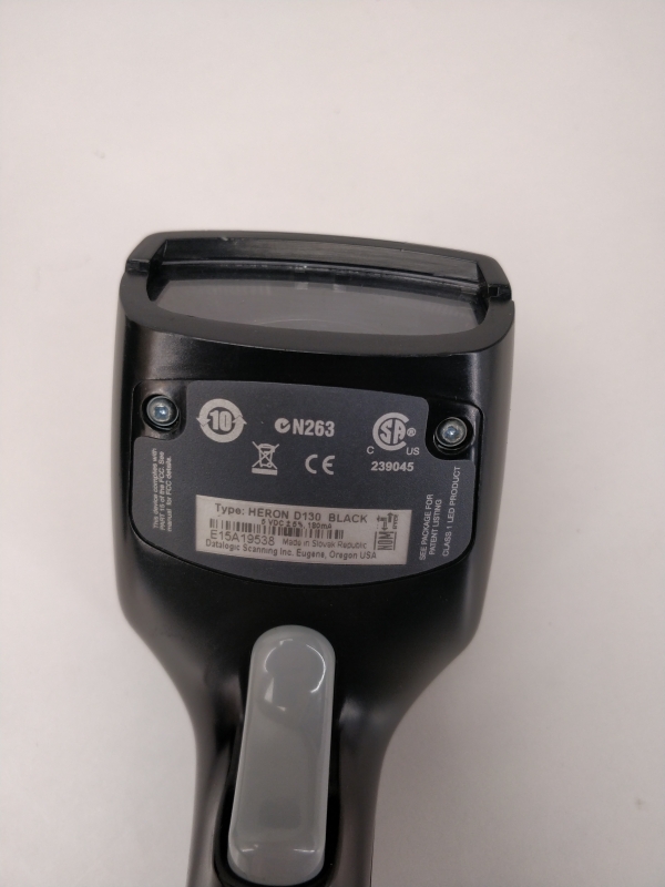 Scannette lecteur code barre DATALOGIC HERON D130 - USB - Support pour commerce et logistique