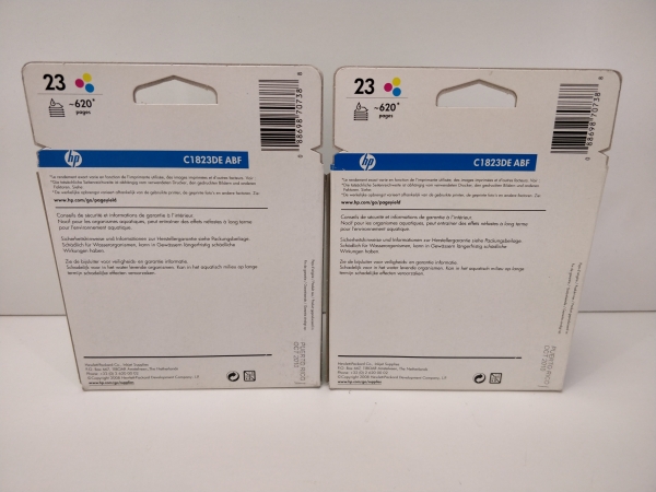 Lot de 3 Cartouches d'Encre Couleur HP 23 - Imprimantes Jet d'Encre Compatibles