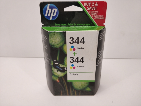 Cartouches d'encre couleur HP 344 - Lot de 4 cartouches compatibles avec imprimantes HP